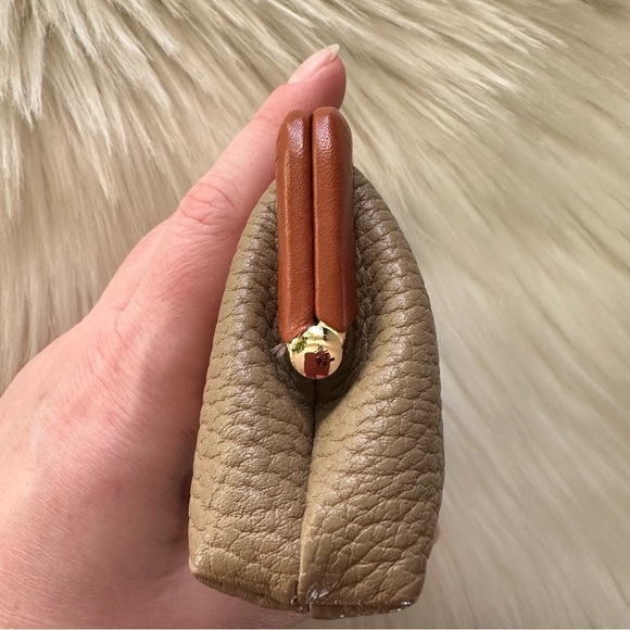 Rare Vintage Dooney & Bourke Small Peddle Leather Coin Wallet Kisslock - Picture 4 of 13